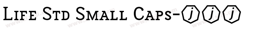 Life Std Small Caps字体转换